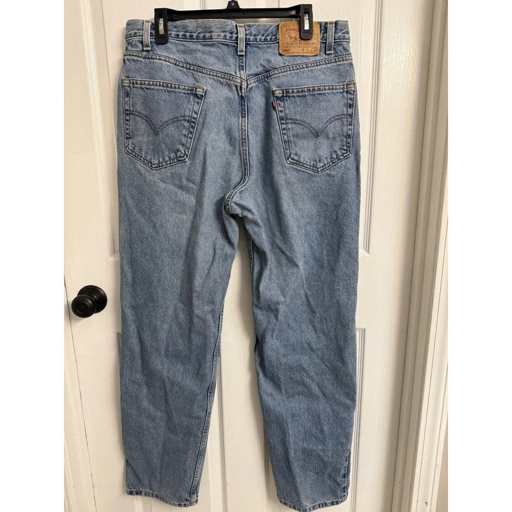 Vintage Levi's 550 Men's 36x32 Straight Leg Relaxed Fit Jeans Denim Y2K 90's